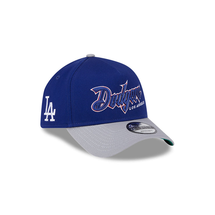 New Era 9Forty A-Frame MLB Gothic Script Los Angeles Dodgers