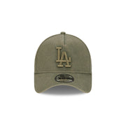 New Era 9Forty A-Frame MLB Snow Wash Los Angeles Dodgers Olive