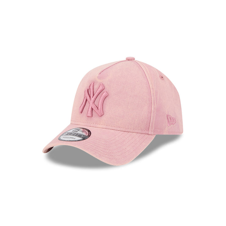 New Era 9Forty A-Frame MLB Snow Wash New York Yankees Cosmetic Pink