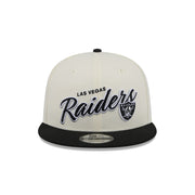 New Era 9Fifty NFL 2-Tone Script Las Vegas Raiders