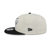 New Era 9Fifty NBA 2-Tone Script San Antonio Spurs Chrome White