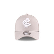 New Era 9Forty A-Frame AFL 2025 Supporter Grey White Carlton Blues