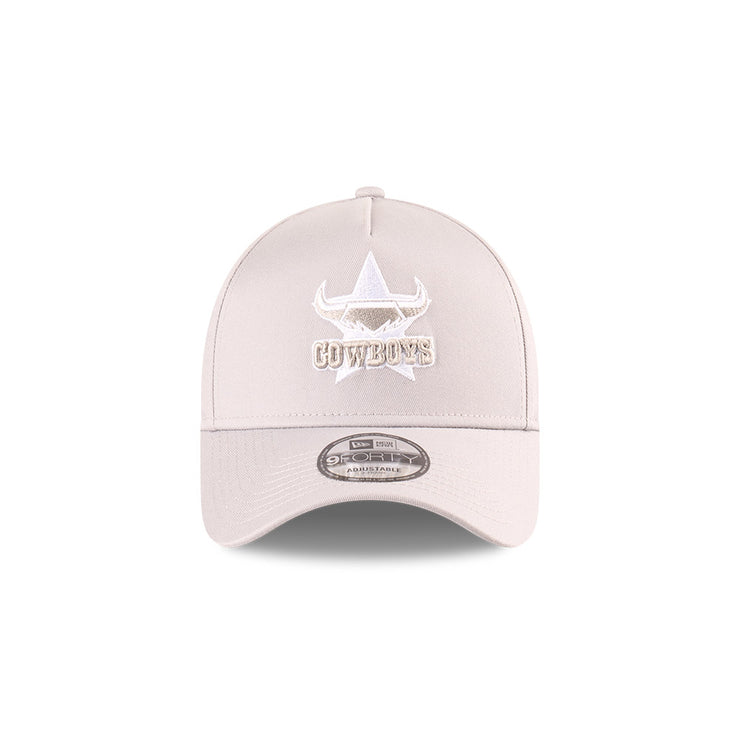 New Era 9Forty A-Frame NRL 2025 Supporter Grey White North Queensland Cowboys