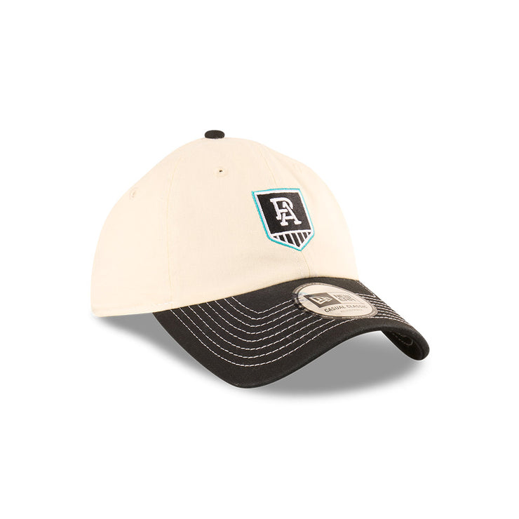 New Era Casual Classic AFL 2025 Supporter 2-Tone Chrome Port Adelaide Power