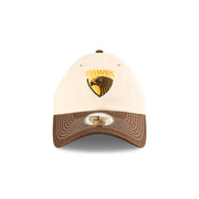 New Era Casual Classic AFL 2025 Supporter 2-Tone Chrome Hawthorn Hawks