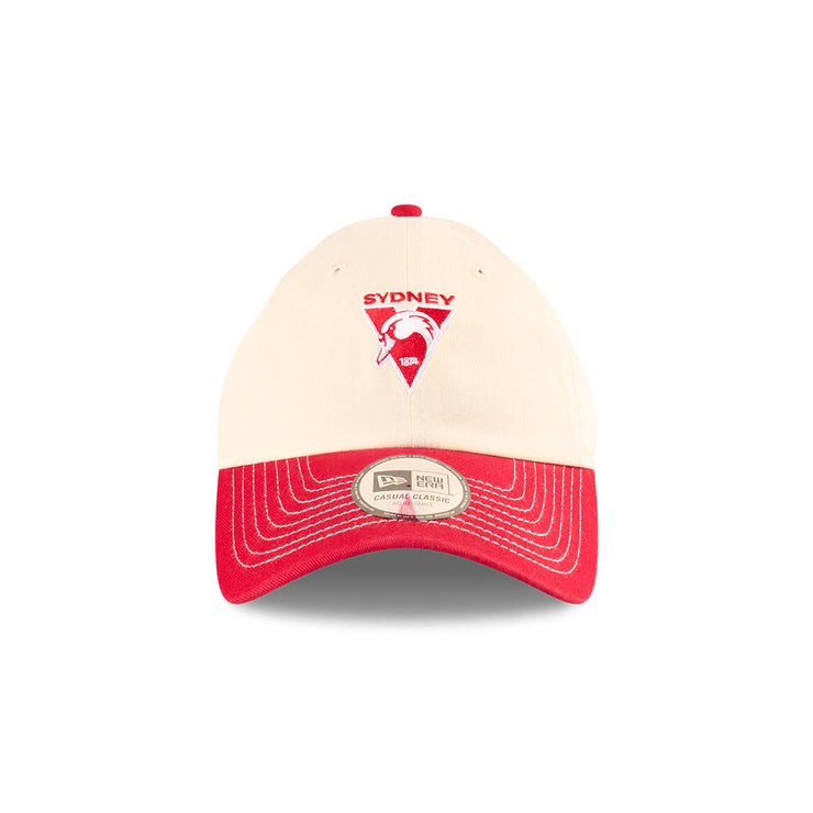 New Era Casual Classic AFL 2025 Supporter 2-Tone Chrome Sydney Swans