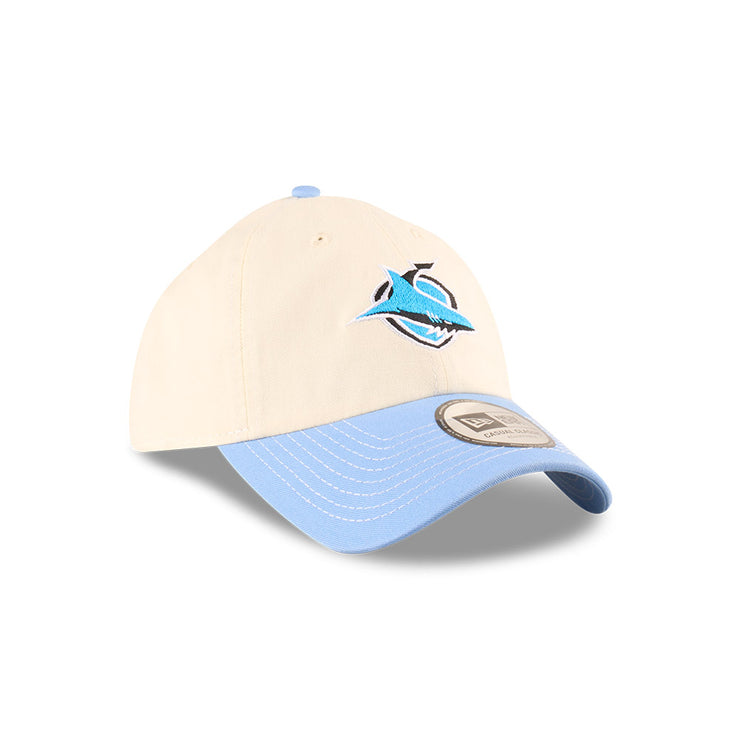 New Era Casual Classic NRL 2025 Supporter 2-Tone Chrome Cronulla Sutherland Sharks