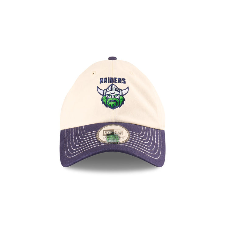 New Era Casual Classic NRL 2025 Supporter 2-Tone Chrome Canberra Raiders