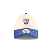 New Era Casual Classic NRL 2025 Supporter 2-Tone Chrome Canterbury Bankstown Bulldogs