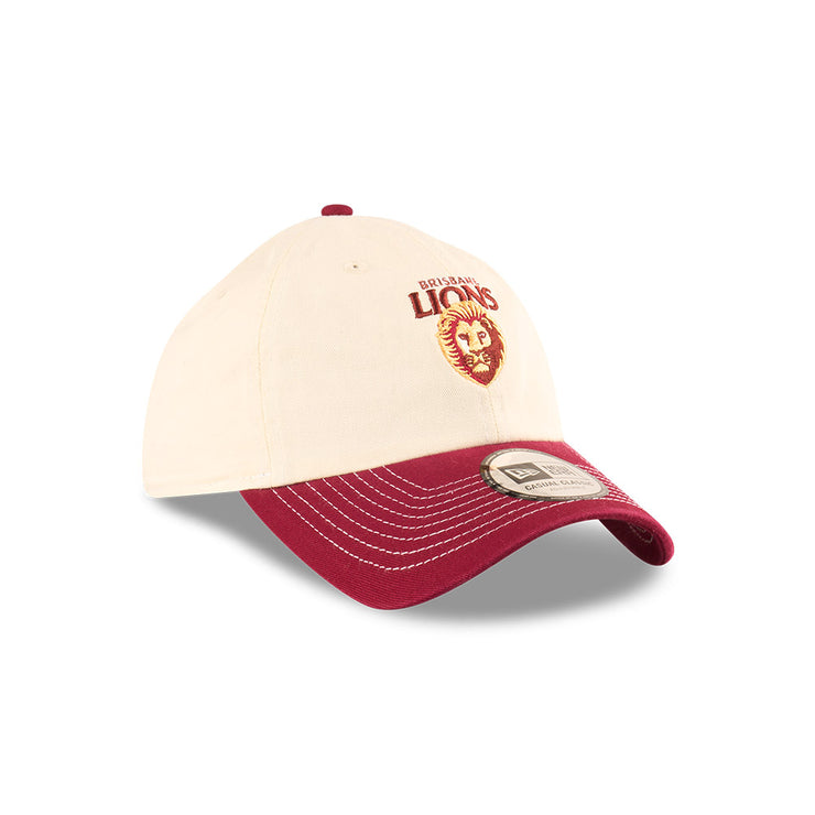 New Era Casual Classic AFL 2025 Supporter 2-Tone Chrome Brisbane Lions