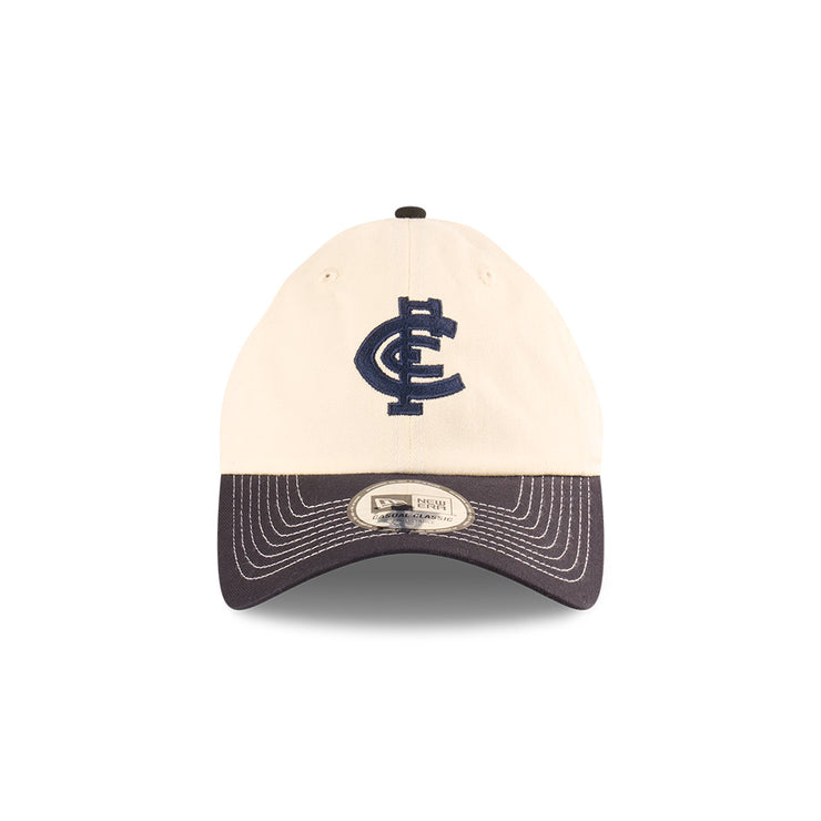 New Era Casual Classic AFL 2025 Supporter 2-Tone Chrome Carlton Blues