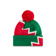 New Era Beanie NRL 2025 Supporter Zig Zag Team South Sydney Rabbitohs