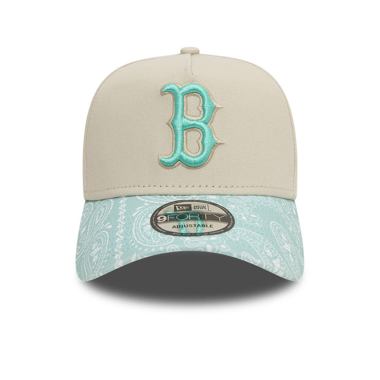 New Era 9Forty A-Frame MLB Paisley Boston Red Sox