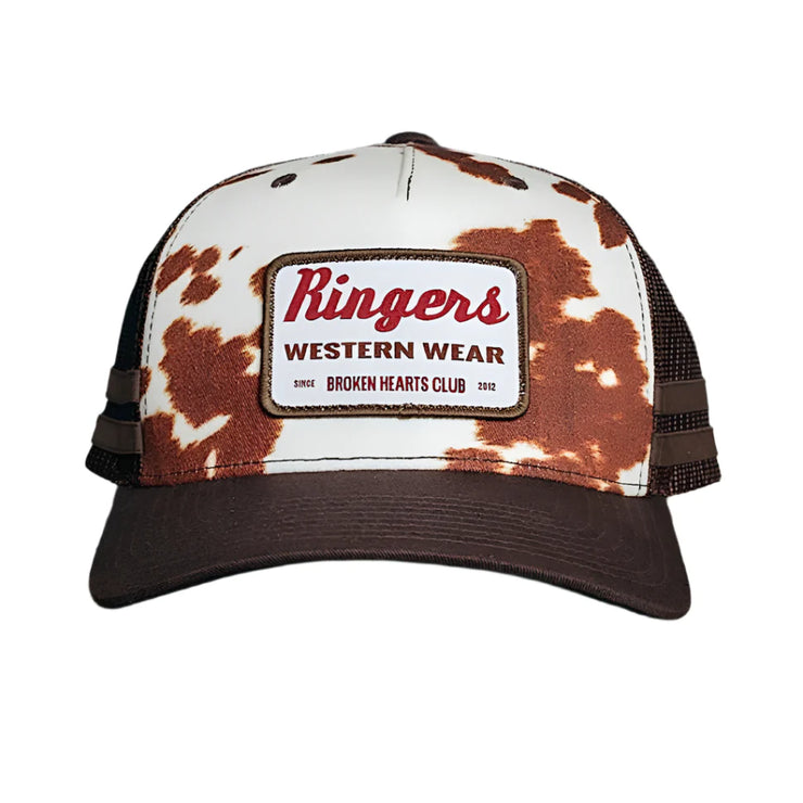 Ringers Western Daisy Trucker Cap Charcolate