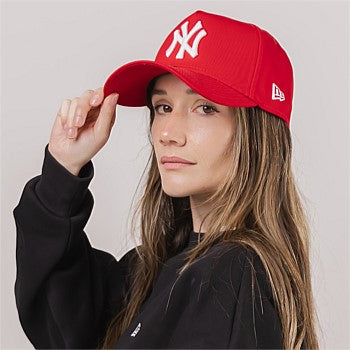 New Era 9Forty A-Frame MLB New York Yankees Scarlet White