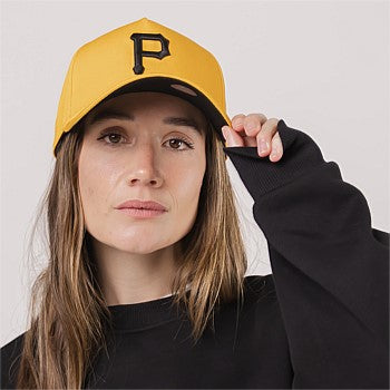 New Era 9Forty A-Frame MLB Pittsburgh Pirates Gold Black