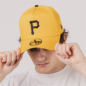 New Era 9Forty A-Frame MLB Pittsburgh Pirates Gold Black