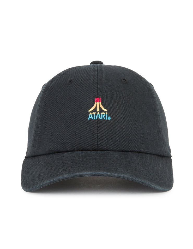 American Needle Atari Logo Micro Embroidery Ball Park Black