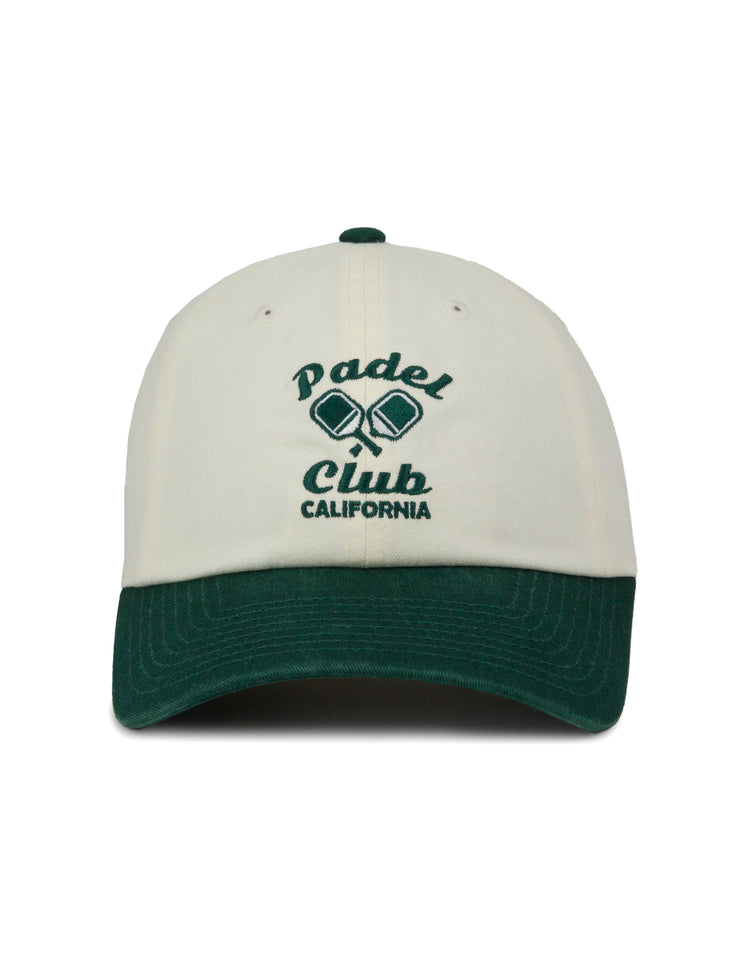 American Needle Padel Club Ball Park Ivory Dark Green