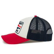 American Needle Chevrolet Trucker Ivory Red Navy