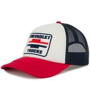 American Needle Chevrolet Trucker Ivory Red Navy