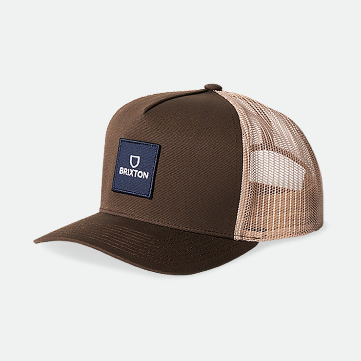 Brixton Alpha Block X C MP Mesh Cap Brown/Sand