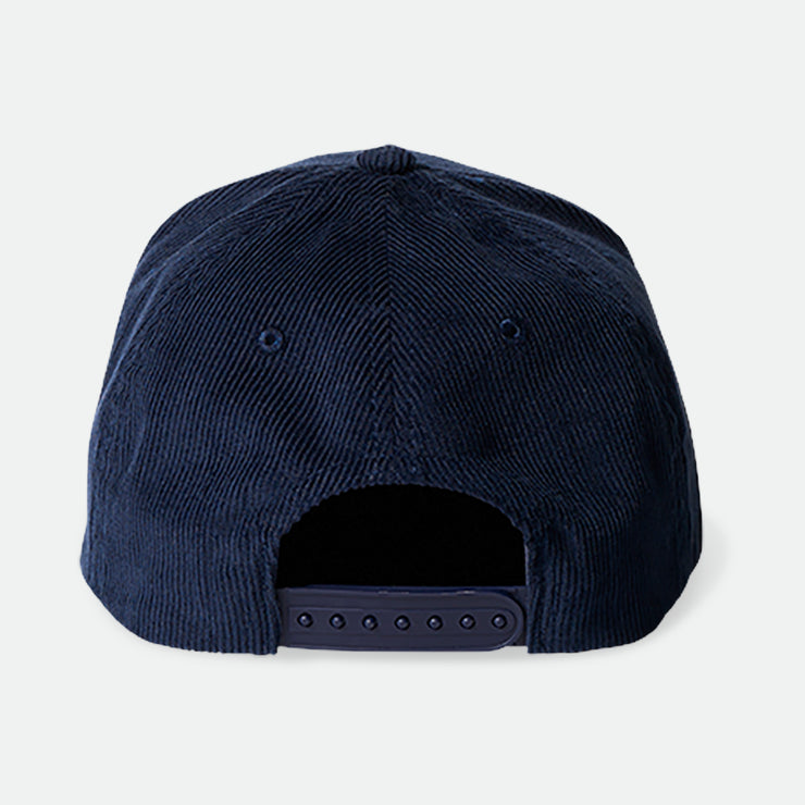 Brixton Crest C MP Snapback Washed Navy Cord