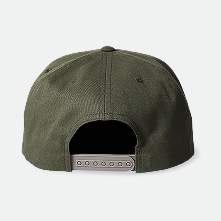 Brixton Oath III Snapback Dark Vetiver