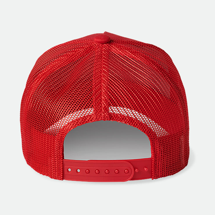 Brixton Wayburn MP Mesh Cap Case Red