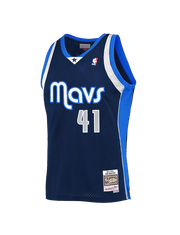 Mitchell & Ness NBA Swingman Jersey Dallas Mavericks Dirk Nowitzki #41 11-12 Navy