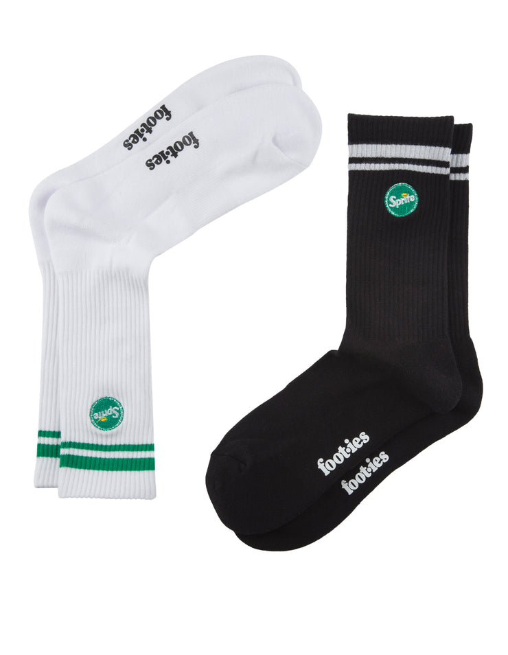 Foot-ies Sprite Cap Sneaker Sock 2 Pack