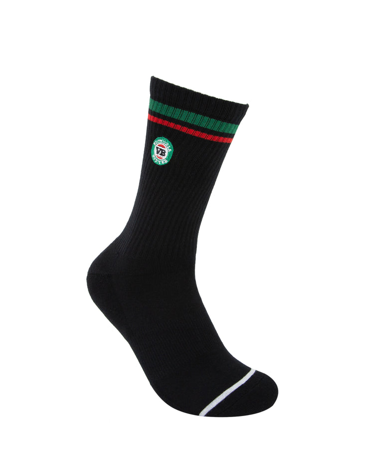 Foot-ies VB Logo Sneaker Sock 2 Pack Black/Cream