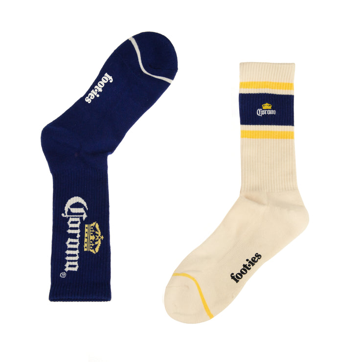 Foot-ies Corona Bold 2 Pack Sneaker Sock