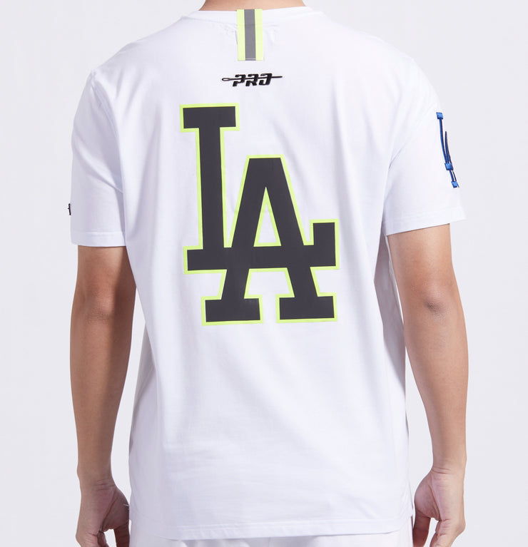 Pro Standard MLB Under The Lights Hi-Vis Tee Los Angeles Dodgers White