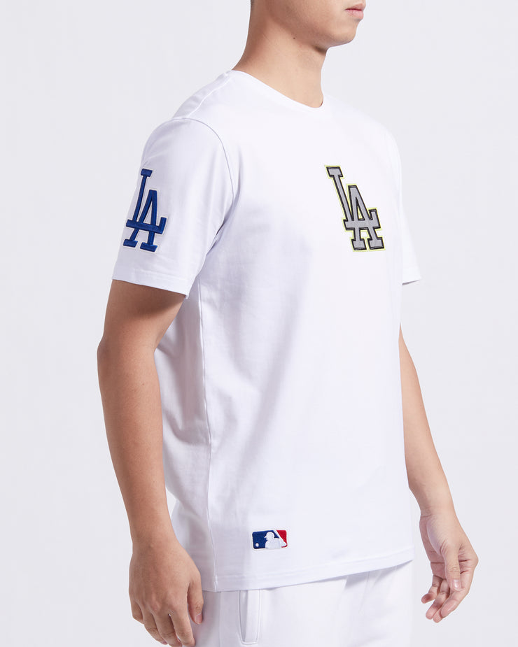 Pro Standard MLB Under The Lights Hi-Vis Tee Los Angeles Dodgers White