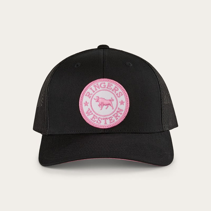 Ringers Western Tara Ponytail Trucker Cap Black