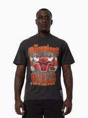 Mitchell & Ness NBA Explode Champions Tee Chicago Bulls Black