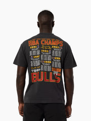 Mitchell & Ness NBA Explode Champions Tee Chicago Bulls Black