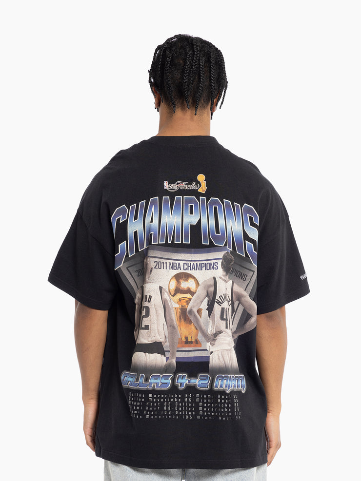 Mitchell & Ness NBA 2011 Champs Tee Dallas Mavericks Faded Black