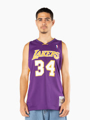 Mitchell & Ness NBA Swingman Jersey Los Angeles Lakers Shaquille O'Neal #34 99-00 Purple