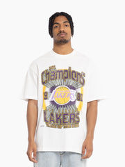 Mitchell & Ness NBA Explode Champions Tee Los Angeles Lakers Vintage White