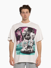 Mitchell & Ness NBA South Beach Tee Miami Heat Alonzo Mourning White