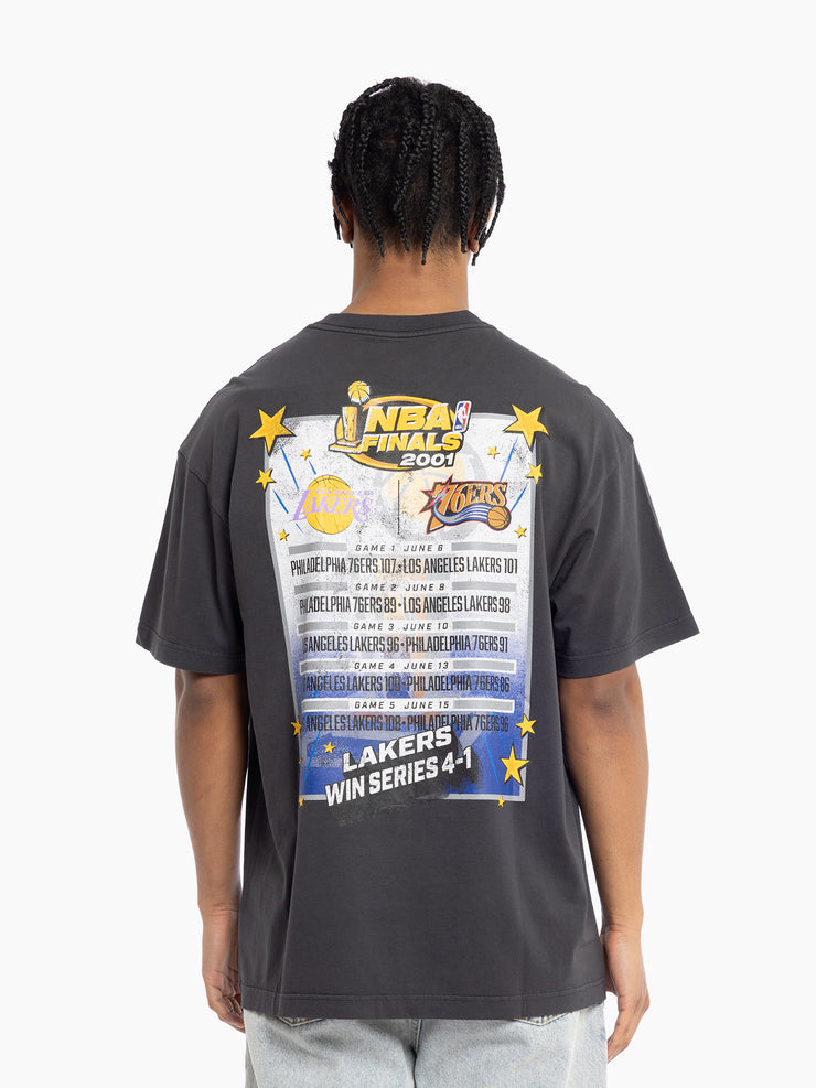 Mitchell & Ness NBA Finals Tee Los Angeles Lakers Philadelphia 76ers Black