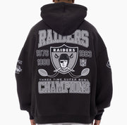 Mitchell & Ness NFL Pinnacle Hoodie Las Vegas Raiders Faded Black