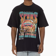 Mitchell & Ness NBA City Strike Tee San Antonio Spurs Faded Black