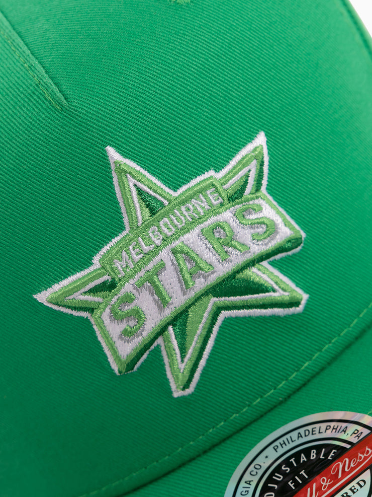 Mitchell & Ness BBL TC Logo Pinch Panel Melbourne Stars Green