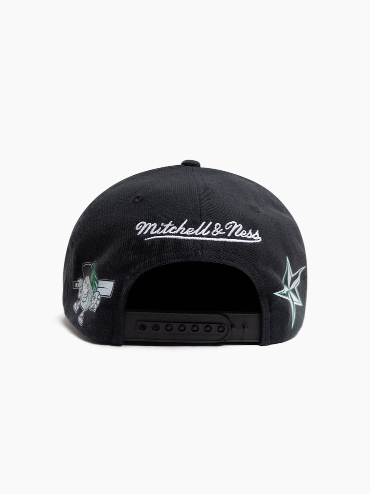 Mitchell & Ness BBL Patch Pinch Panel Melbourne Stars Black