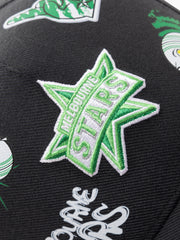 Mitchell & Ness BBL Patch Pinch Panel Melbourne Stars Black