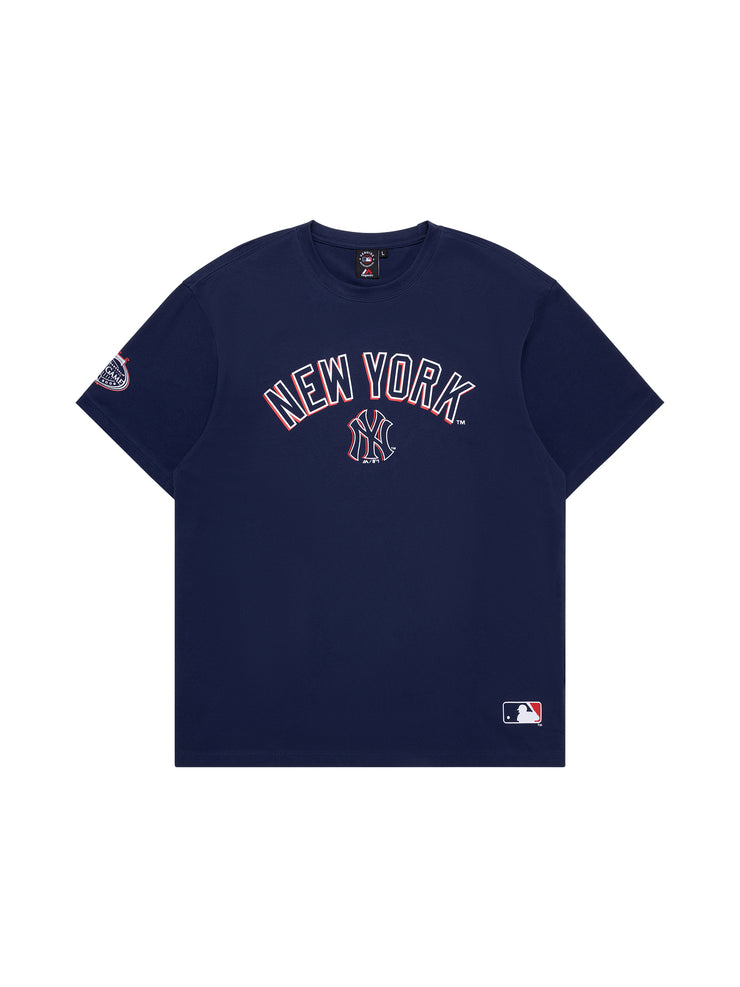 Majestic MLB City Connect Shadow Pop Tee New York Yankees True Navy