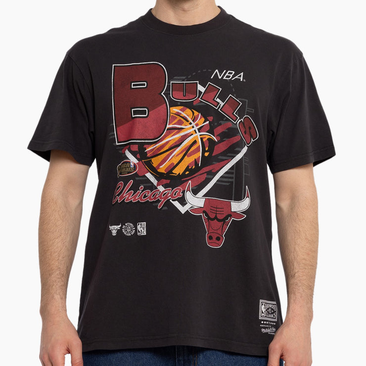 Mitchell & Ness NBA Brush Off Tee Chicago Bulls Black